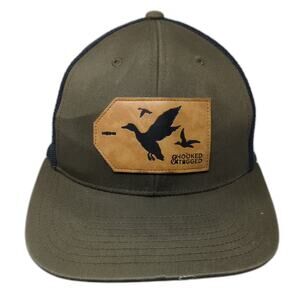Hooked & Tagged Matthew 6:33 Trucker Hat Brown One Size Adjustable Mesh Back